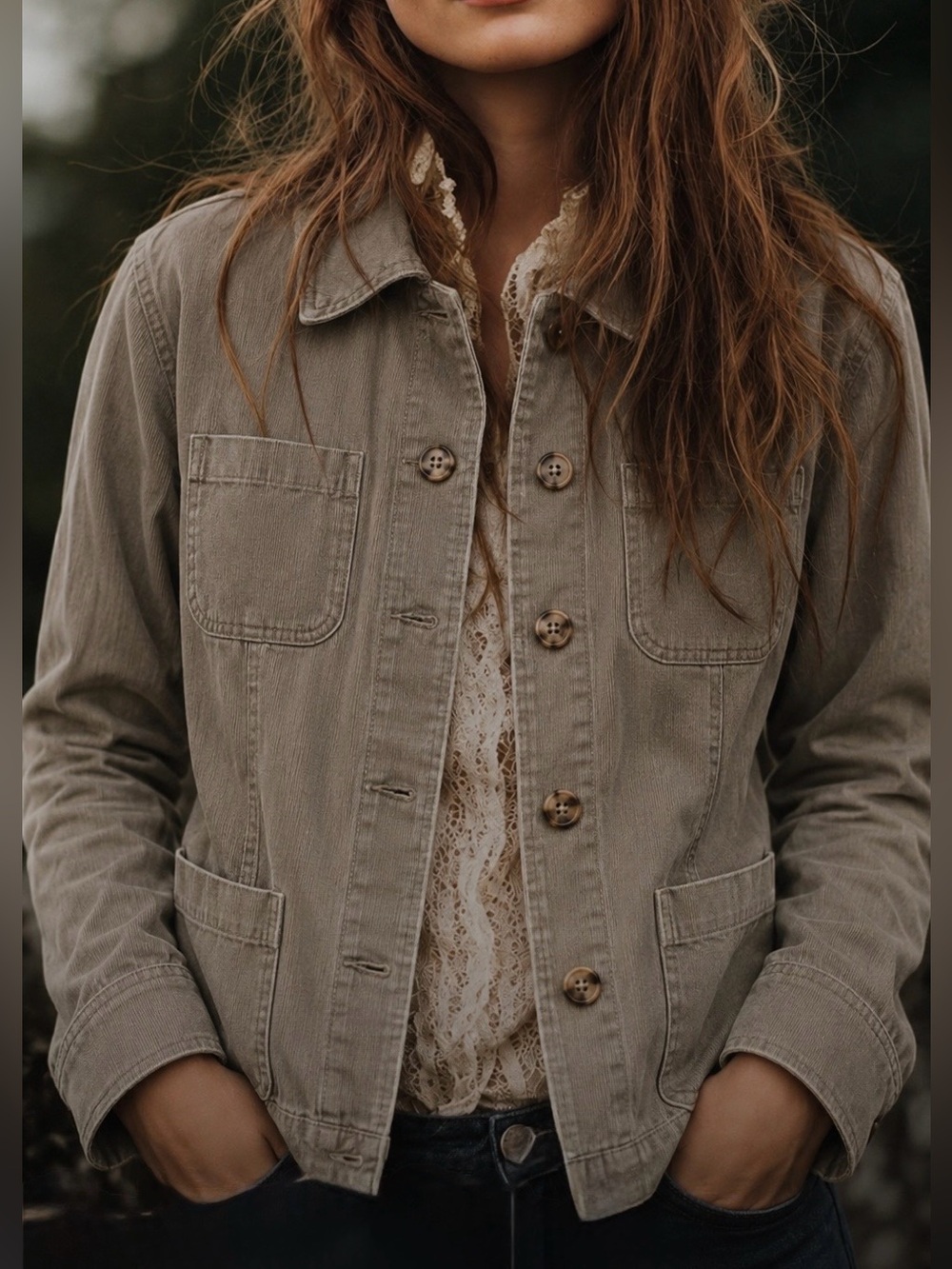 Banana Republic Corduroy Utility Jacket